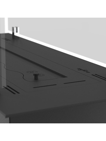 BLACK BURNER - Biocamino a bioetanolo da incasso 800