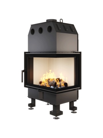 Chimenea de esquina Inserto...